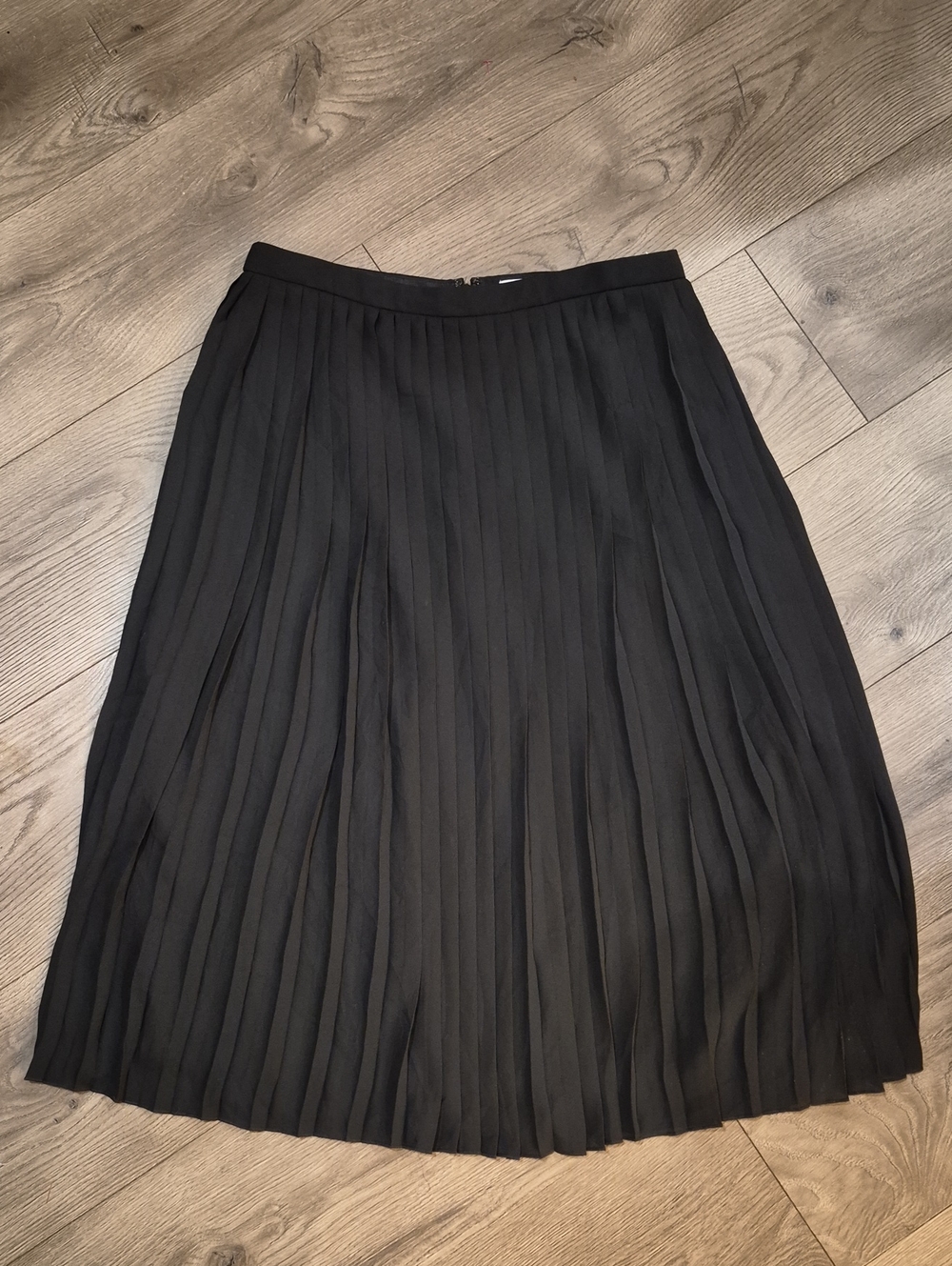 J.Crew Pleated Midi Skirt Black Size 8